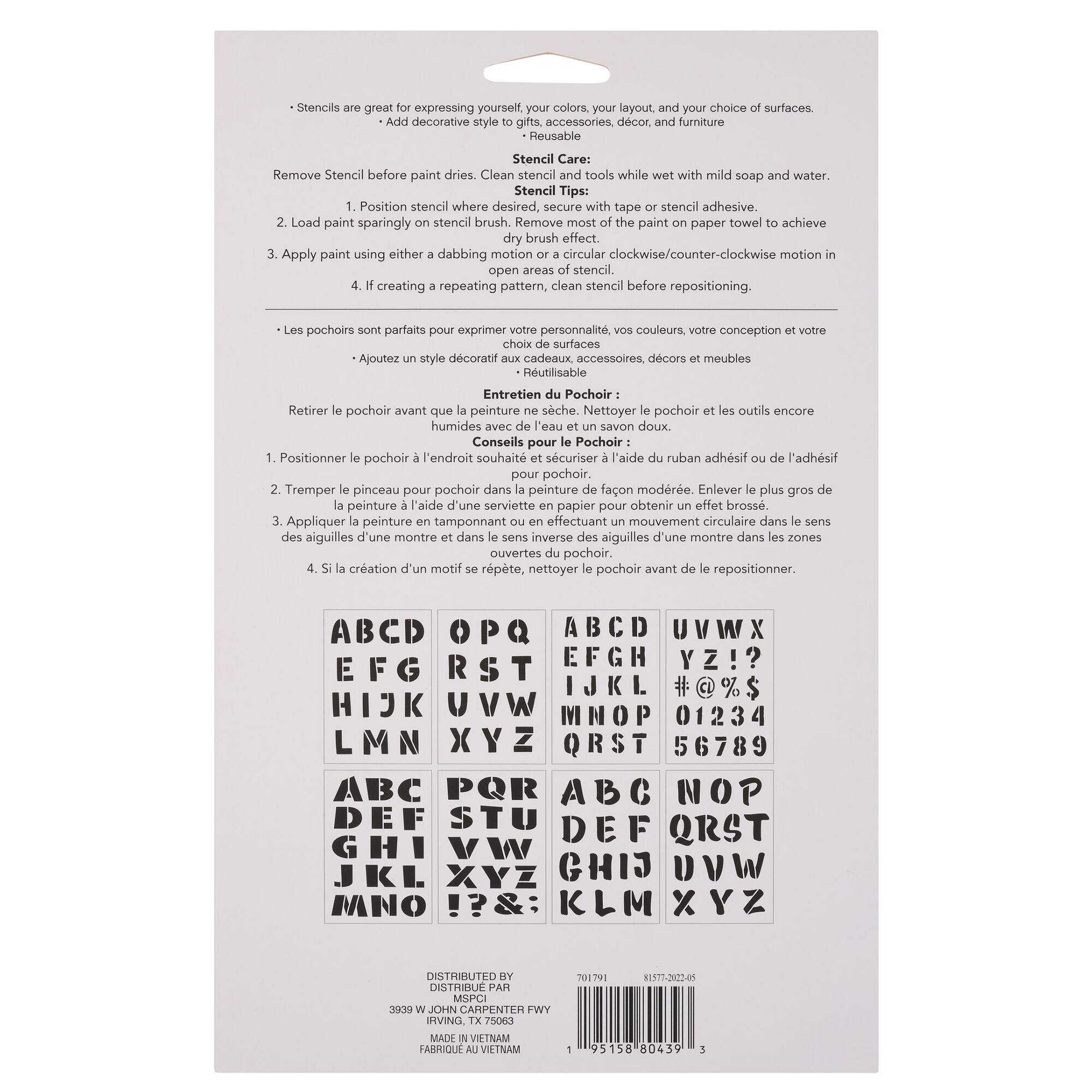 1.5" Comic Book Alphabet Stencils by Craft Smart®